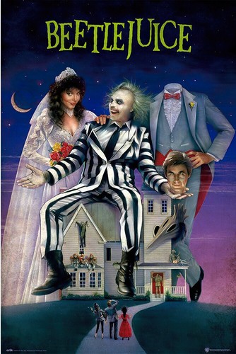 Beetlejuice movie poster - beetlejuice,